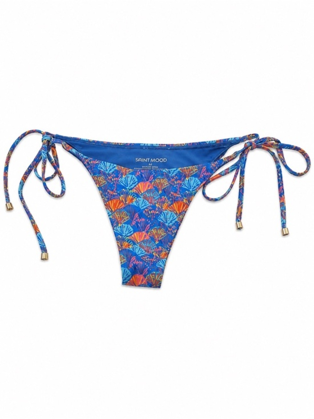 Saint Mood Bikini Medium Blue Floral Bikini Bottom